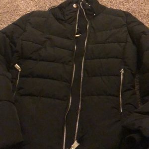 BLACK PUFFER COAT